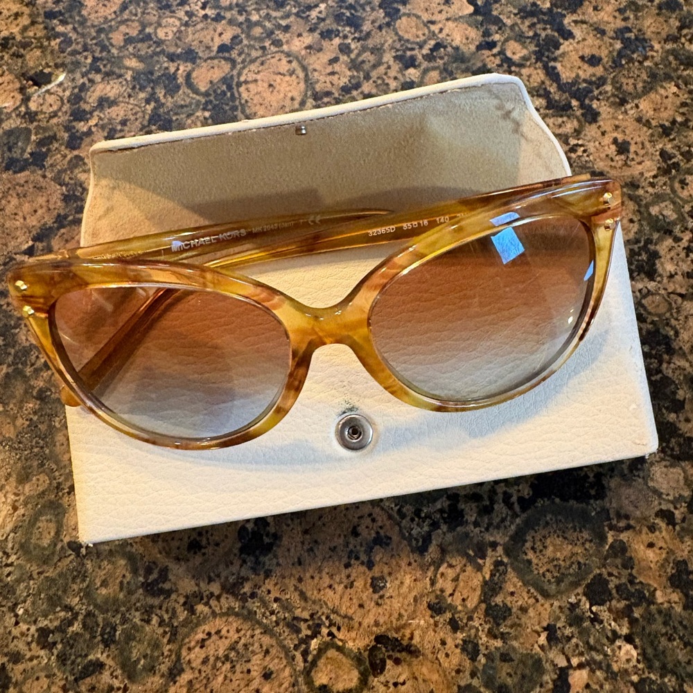 Michael Kors Tan Sunglasses